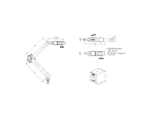Шарнирный штатив DG61003